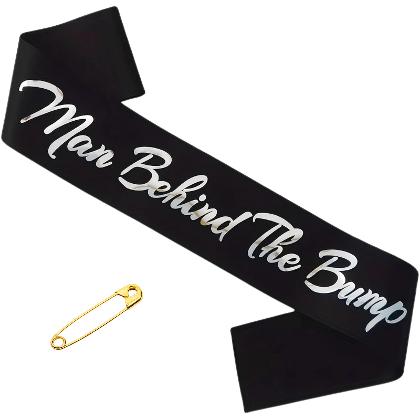 Gender Reveal "Man Behind The Bump" Sash
