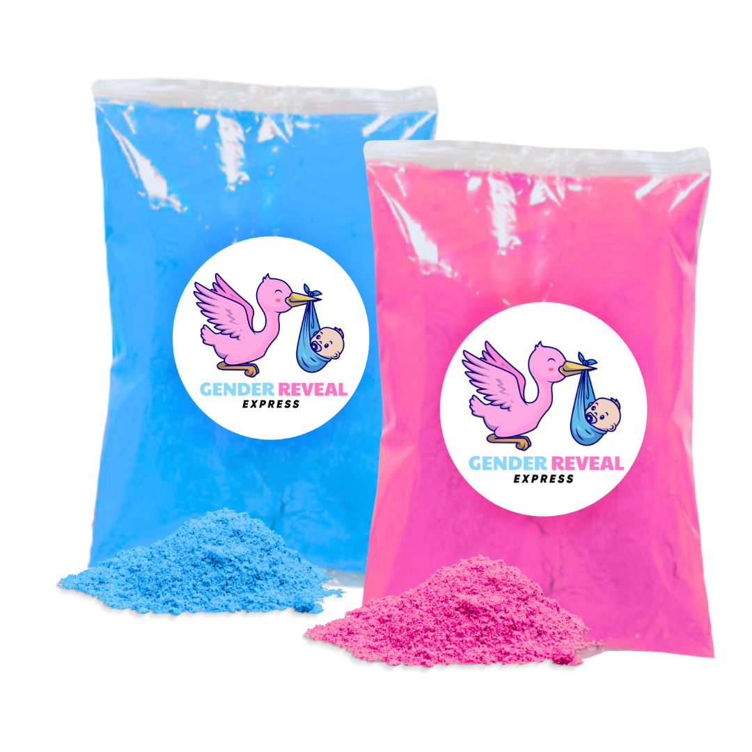 Gender Reveal BIO Holi Powder 300G | Eco-Friendly Pink or Blue Powder ...