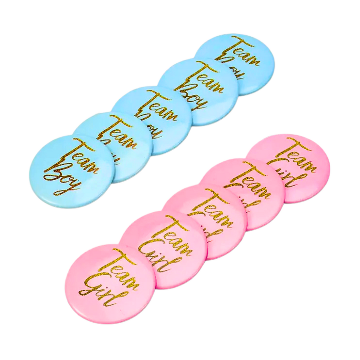 Gender Reveal Prediction Pins 10 Pack