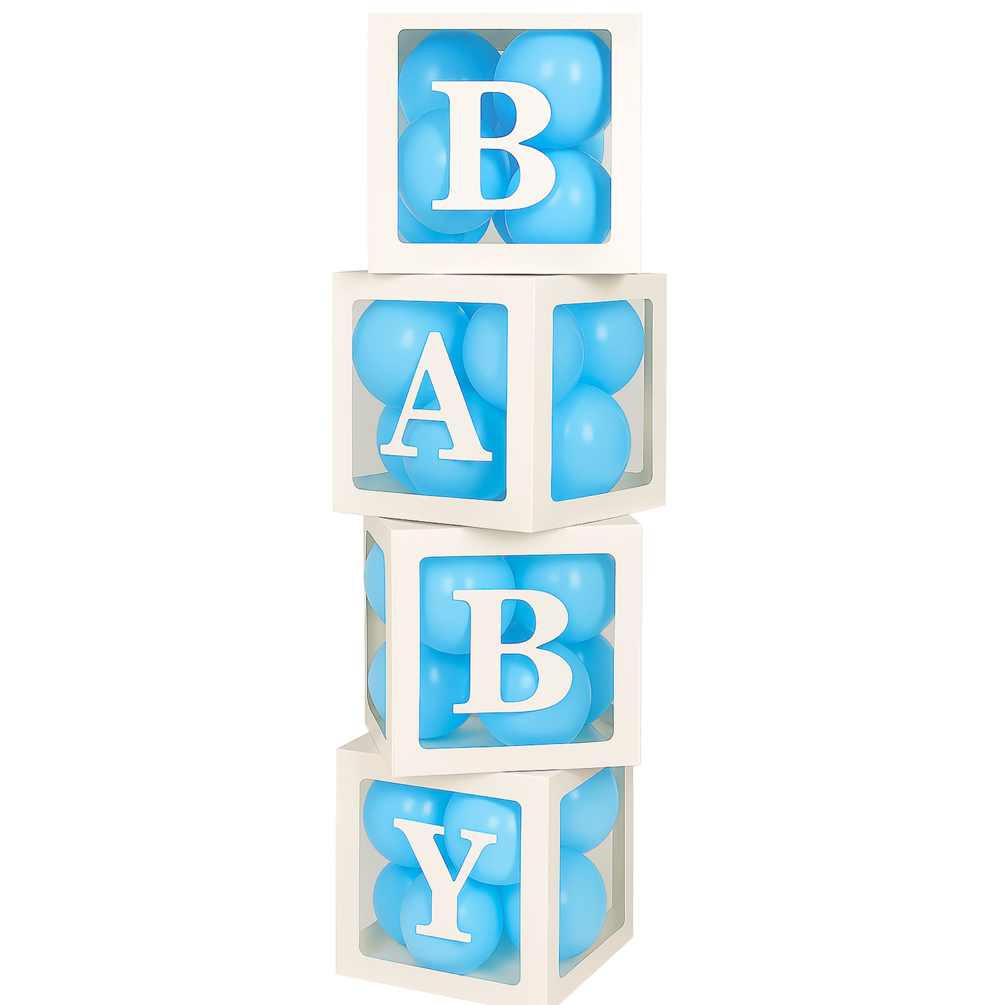 Baby Box Set Decoration with Blue Balloons for party