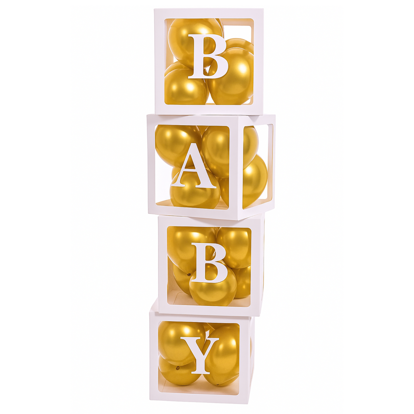 Baby Box Set Decoration with Gold Balloons for party