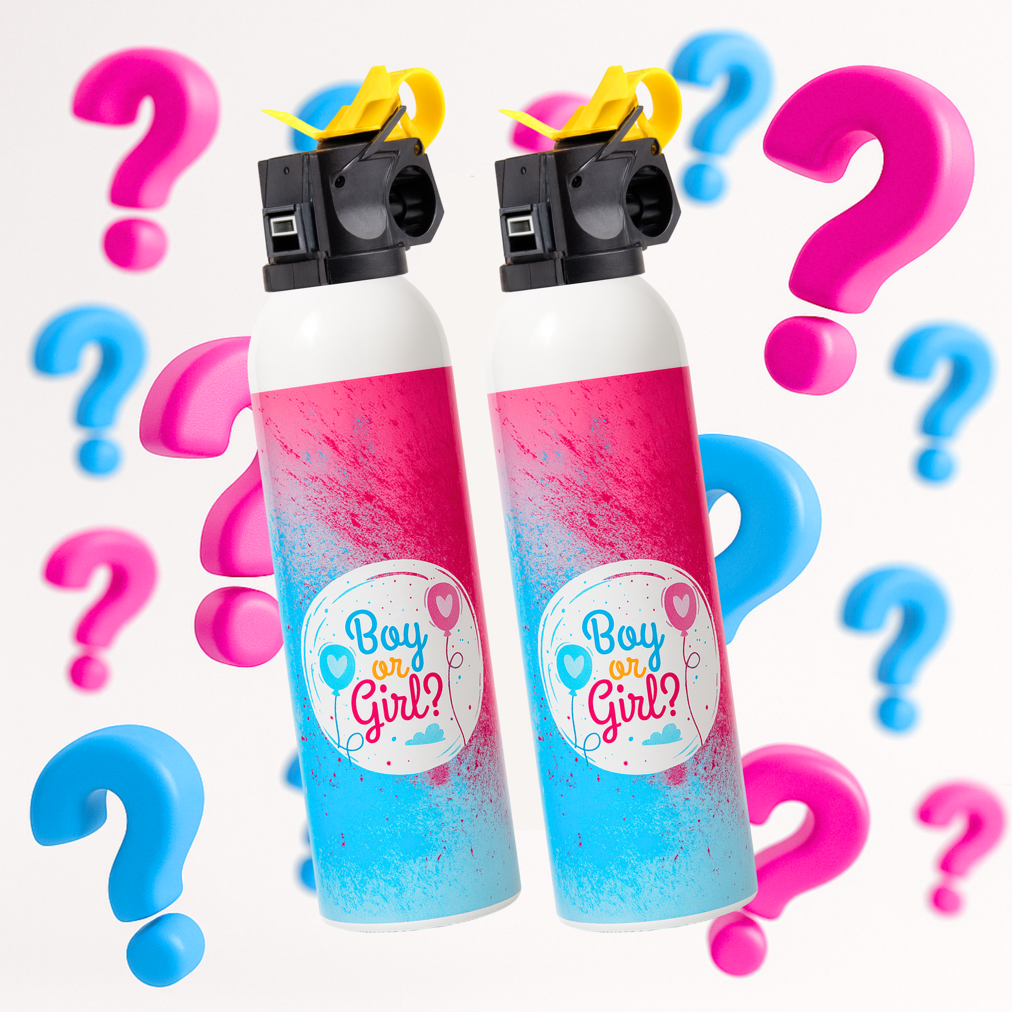 Gender Reveal Double MINI Powder Blaster Bundle