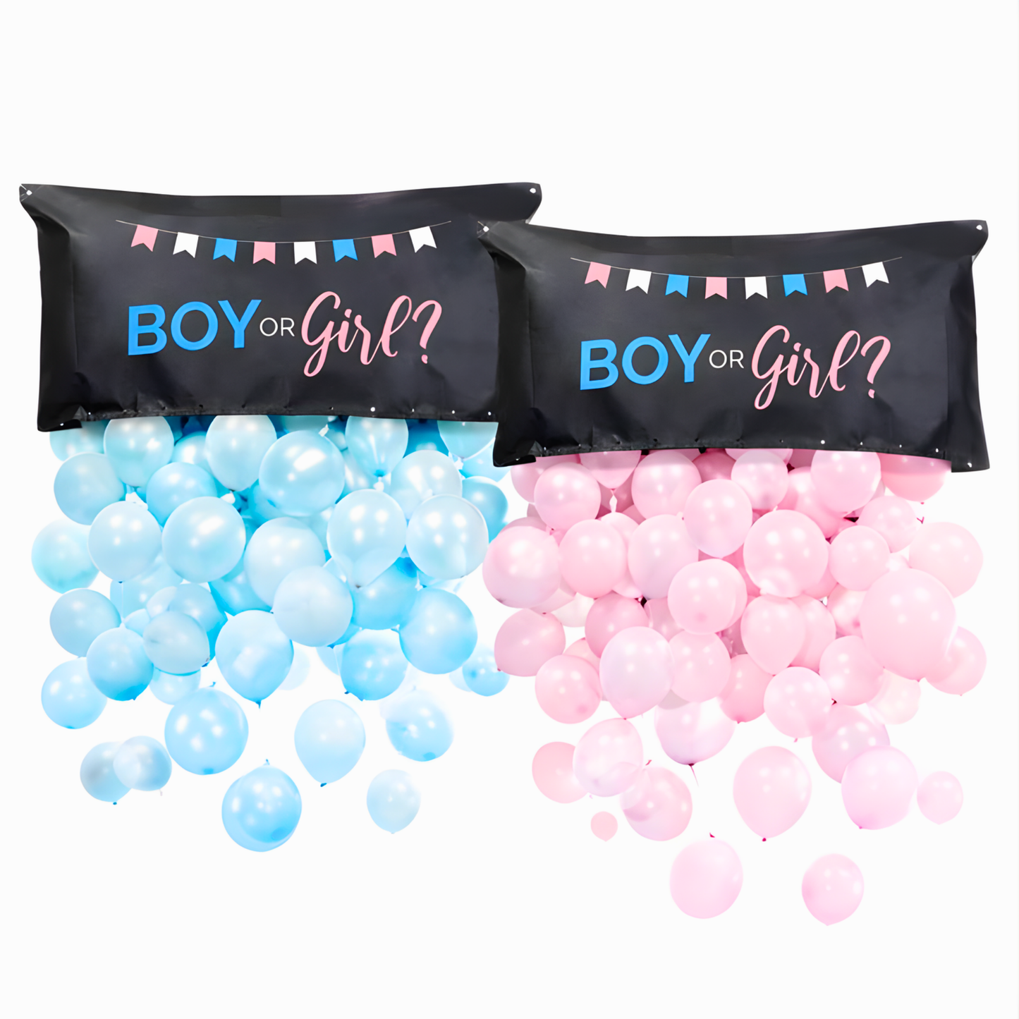 Gender Reveal Boy/Girl Balloon Drop Bag Kit 🎈