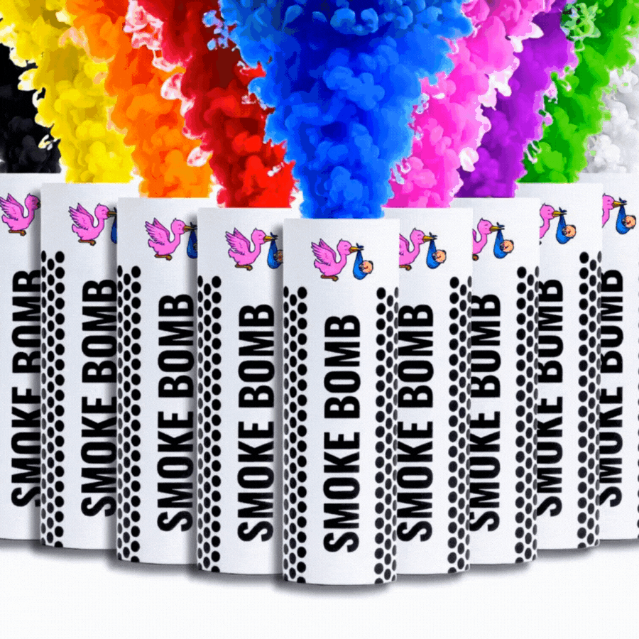 Gender Reveal Smoke Bombs