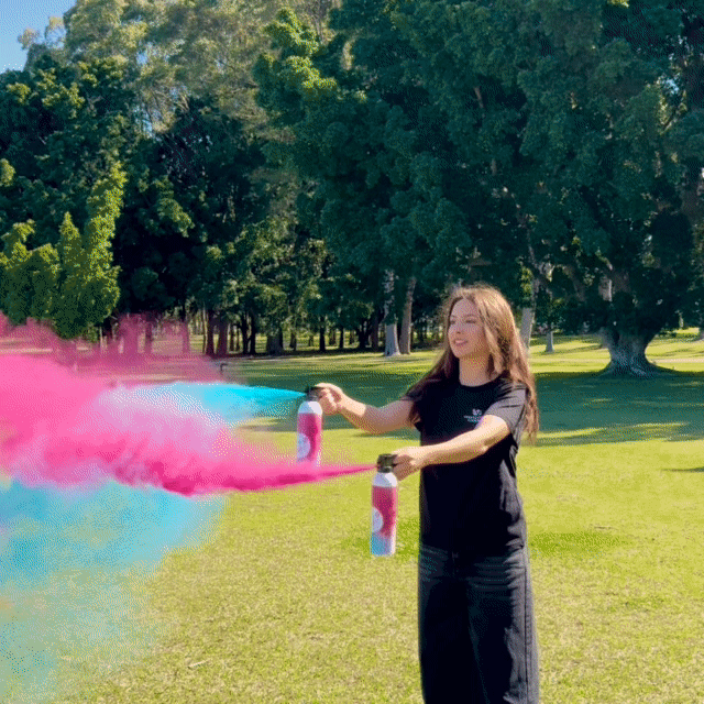 Gender Reveal Blaster Pink Blue GIF
