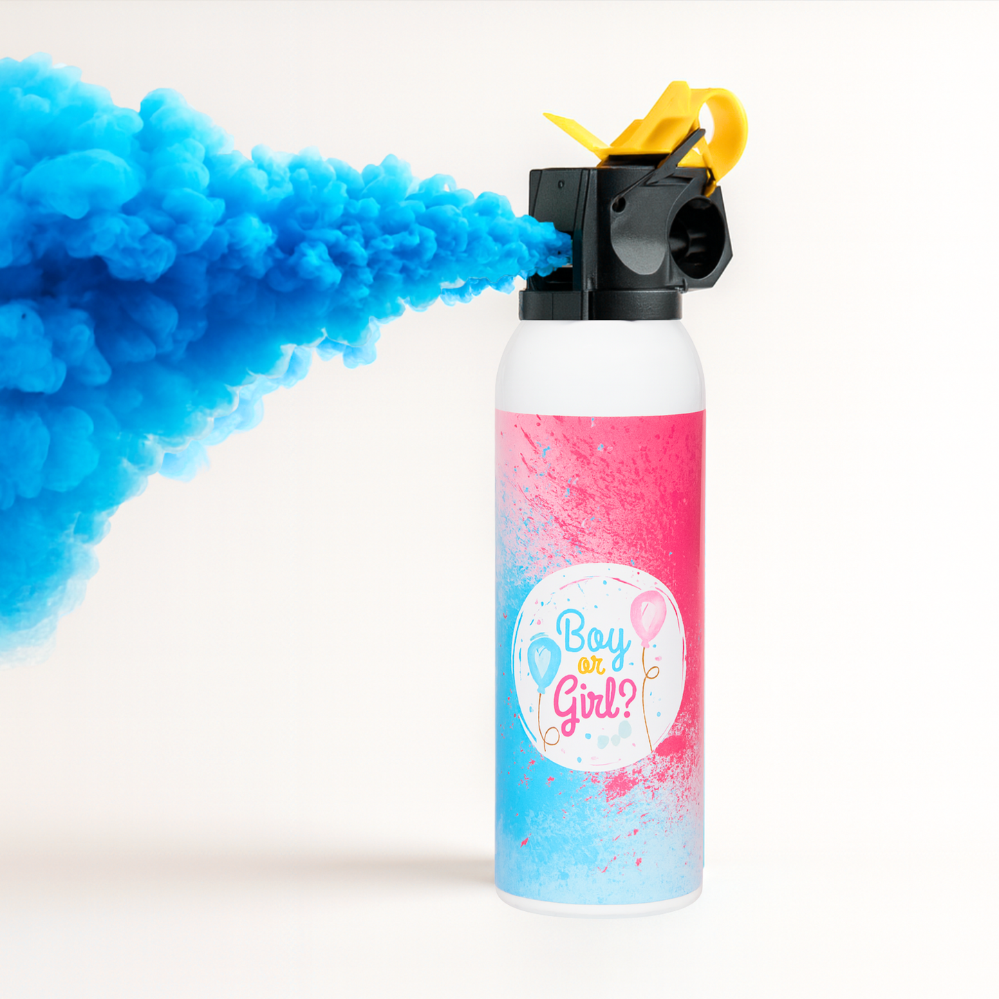 Gender Reveal Baby Powder Blaster, blue smoke for gender reveal boy celebration party.
