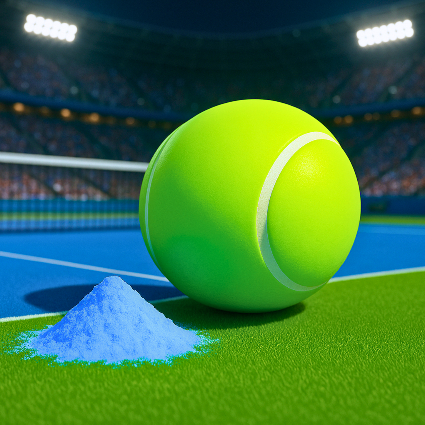 Gender Reveal Blue Tennis Ball With Blue  Powder for Baby Boy Gender Reveal Party.