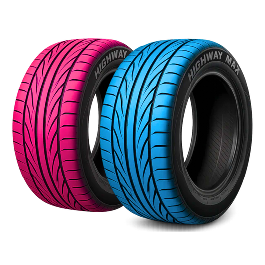 Gender Reveal Burnout Tyres Pink or Blue for Boy or Girl Gender Reveal Party.