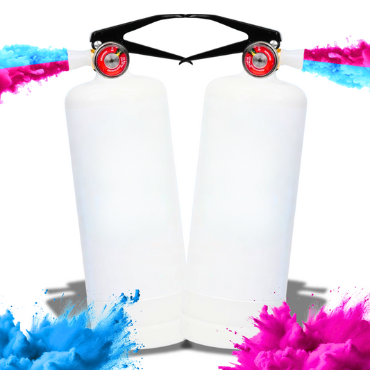 Gender Reveal Double Mega Powder Blaster Pink and Blue For gender Reveal Party.