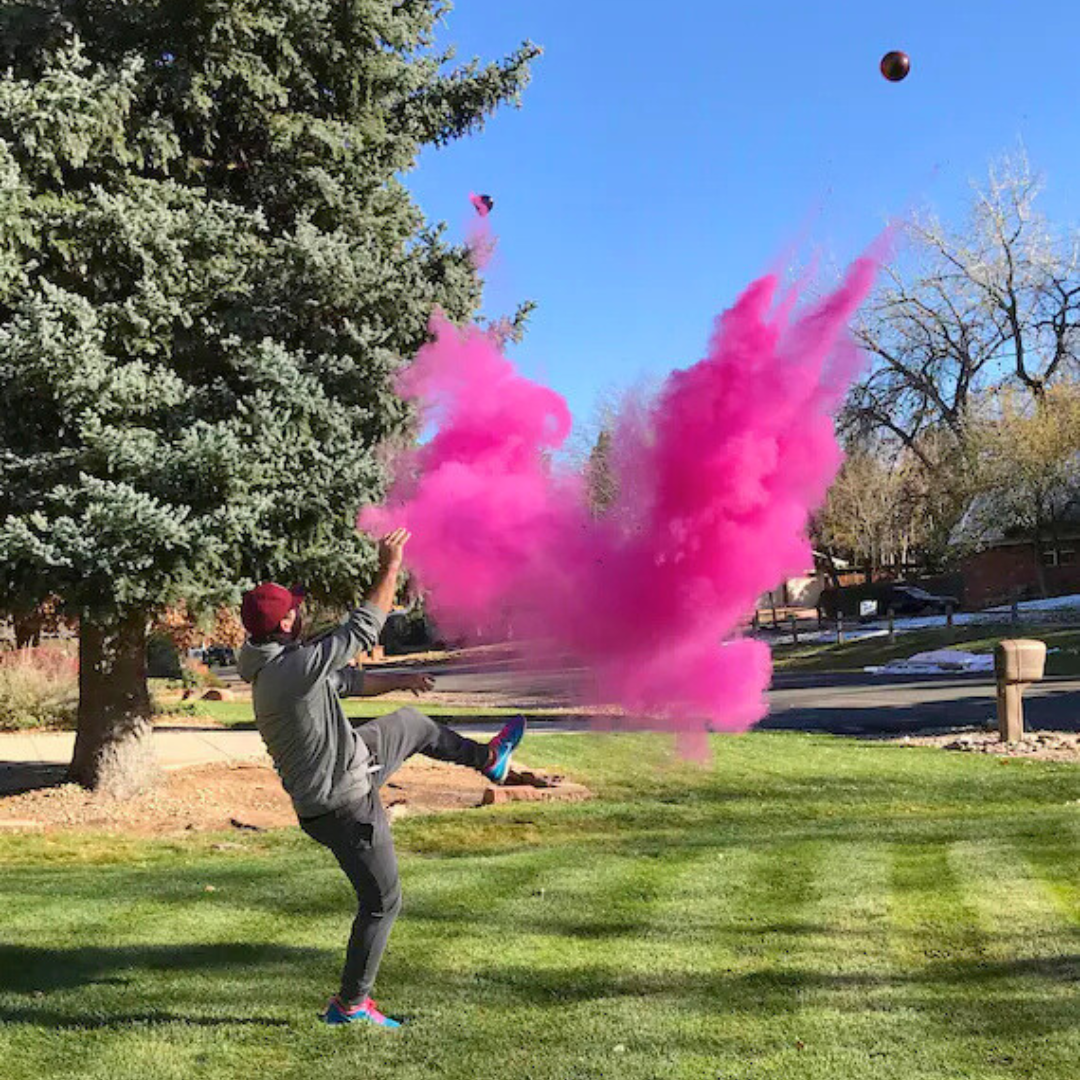 Gender Reveal Football | Kick Off Your Big Reveal with Colour! – Gender ...