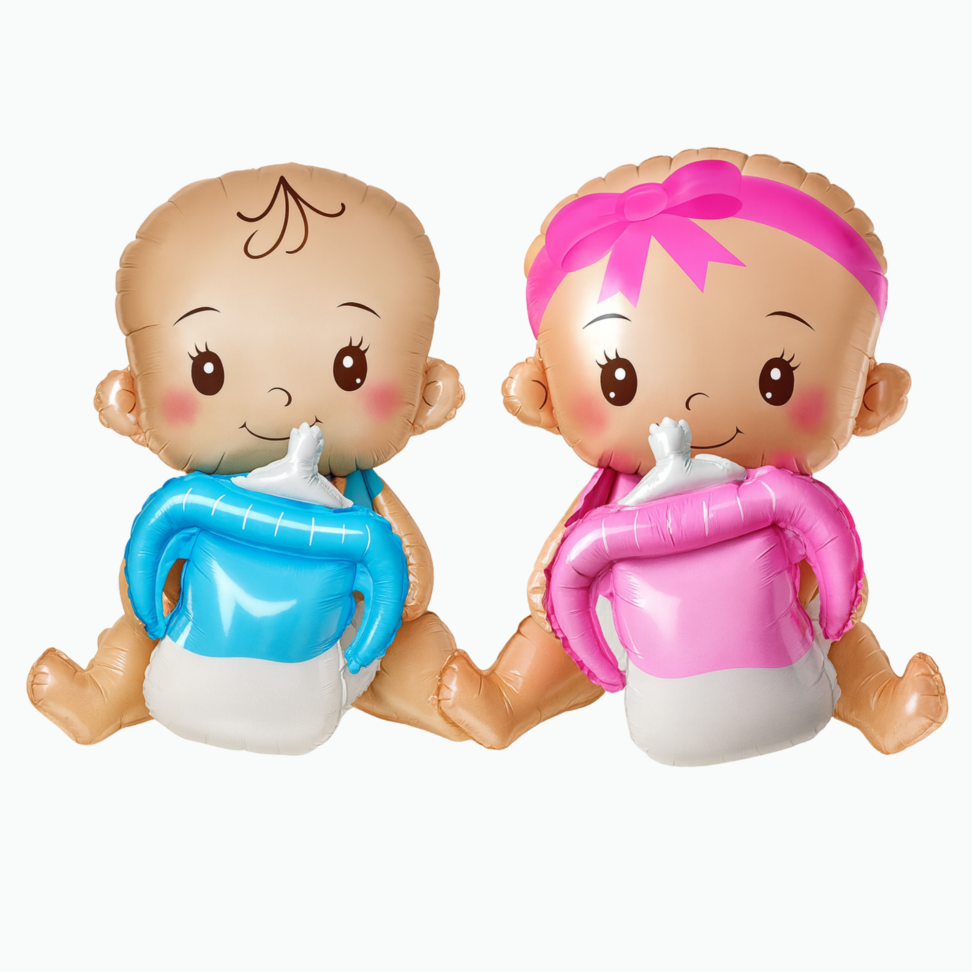 Gender Reveal Large BABY Foil Balloons, Pink Baby Balloon and Blue Baby Balloon for gender reveal and baby shower party