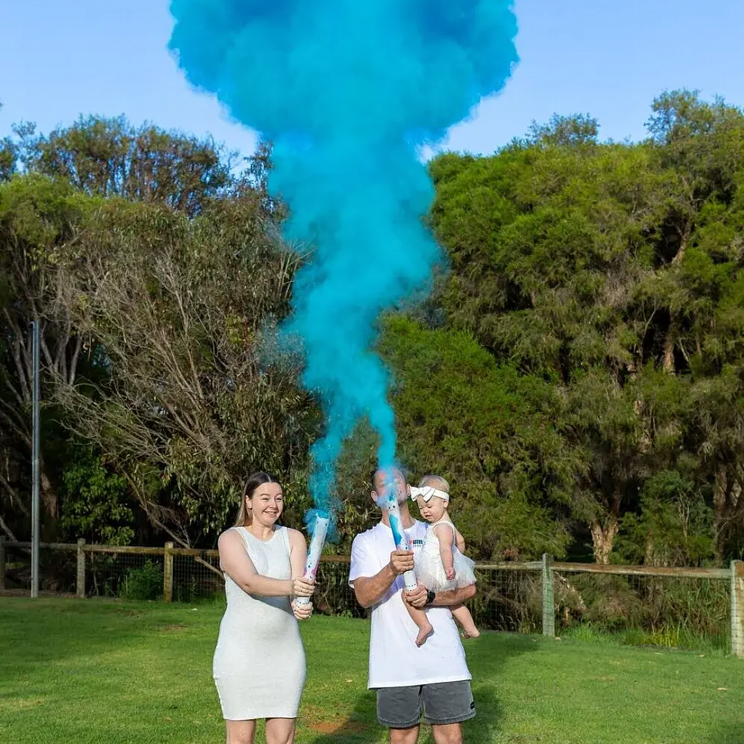 Gender Reveal Party Blue Cannon Australia