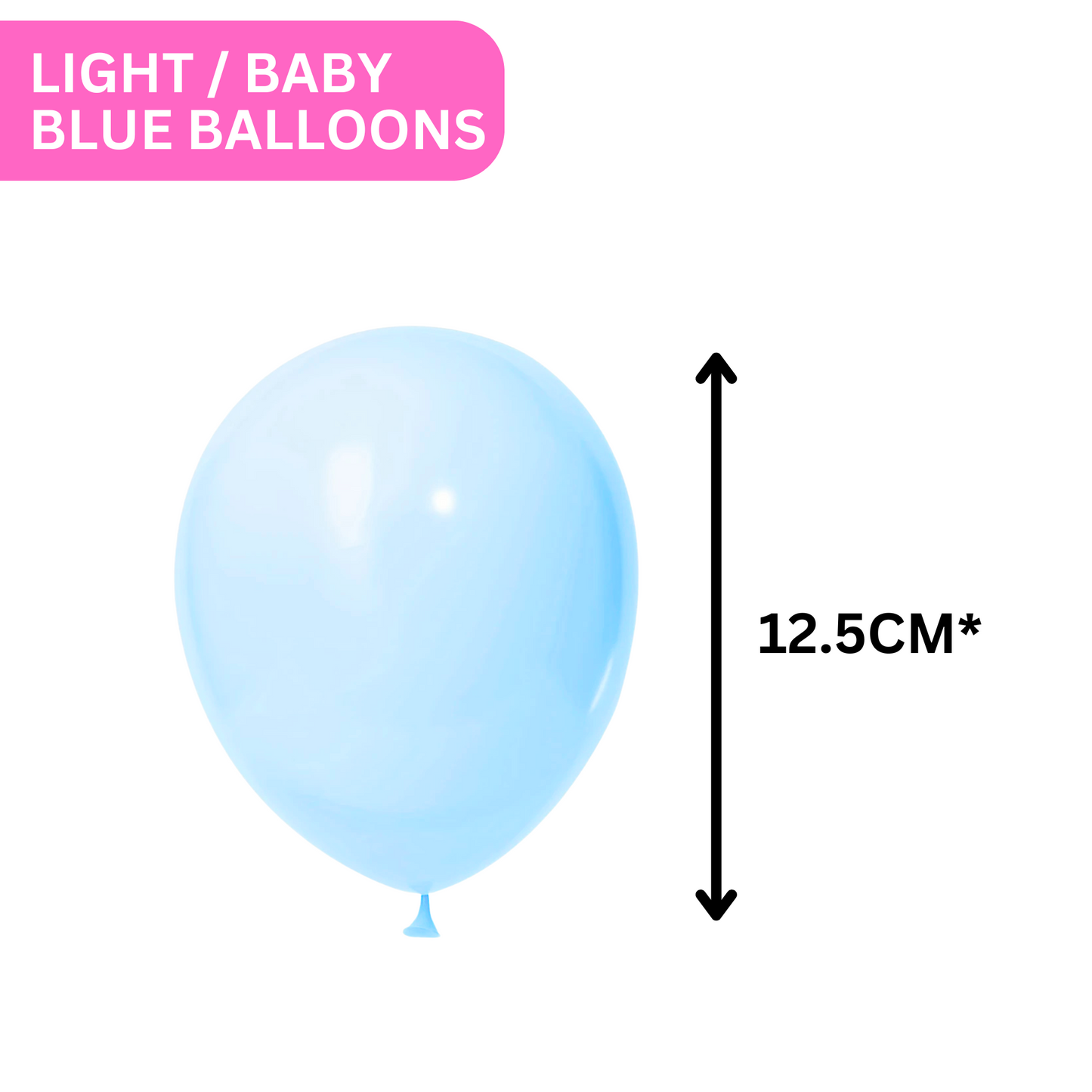 Small Light Blue Balloons