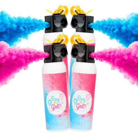 Gender Reveal baby Blaster Bundle pink and blue smoke blaster